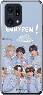 Силиконовый чехол Энхайпен для Oppo Find X5 Pro - 6362u-2603 изображение 