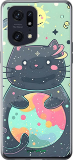 Силіконовий чехол Милый котик для Oppo Find X5 Pro - 6364u-2603 изображение 