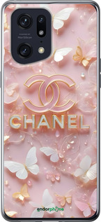 Силиконовый чехол Шанель для Oppo Find X5 Pro - 6366u-2603 изображение 