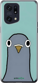 Силіконовий чехол Голубь для Oppo Find X5 Pro - 6388u-2603 изображение 