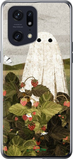 Силіконовий чехол Полуничні поля та привиди для Oppo Find X5 Pro - 6426u-2603 изображение 