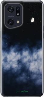 Силиконовый чехол Ночное небо для Oppo Find X5 Pro - 6450u-2603 изображение 