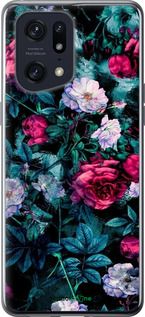 Силиконовый чехол Сад и розы для Oppo Find X5 Pro - 6483u-2603 изображение 