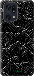 Силиконовый чехол С изображением Темных гор для Oppo Find X5 Pro - 6489u-2603 изображение 