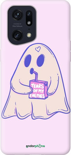 Силиконовый чехол Милый призрак для Oppo Find X5 Pro - 6507u-2603 изображение 