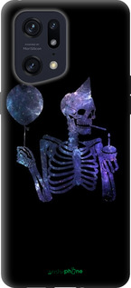 Силиконовый чехол Скелетное искусство для Oppo Find X5 Pro - 6536u-2603 изображение 