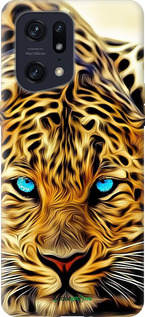 Силиконовый чехол Леопард для Oppo Find X5 Pro - 6611u-2603 изображение 