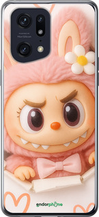 Силиконовый чехол Лабубу 2 для Oppo Find X5 Pro - 6710u-2603 изображение 