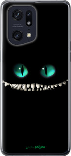 Силиконовый чехол Чеширский кот для Oppo Find X5 Pro - 689u-2603 изображение 