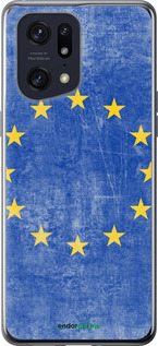 Силиконовый чехол Евросоюз 4 для Oppo Find X5 Pro - 765u-2603 изображение 