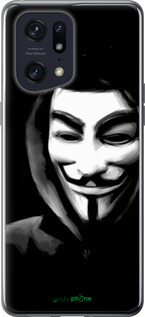 Силіконовий чехол Анонімус для Oppo Find X5 Pro - 832u-2603 изображение 