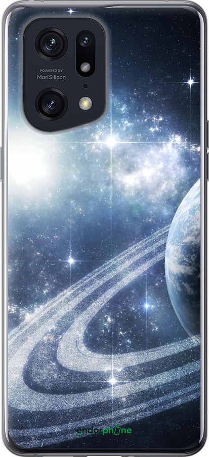 Силіконовий чехол Кільця Сатурна для Oppo Find X5 Pro - 173u-2603 изображение 