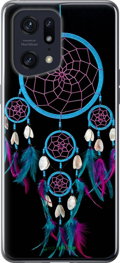 Силиконовый чехол Ловец снов для Oppo Find X5 Pro - 4070u-2603 изображение 