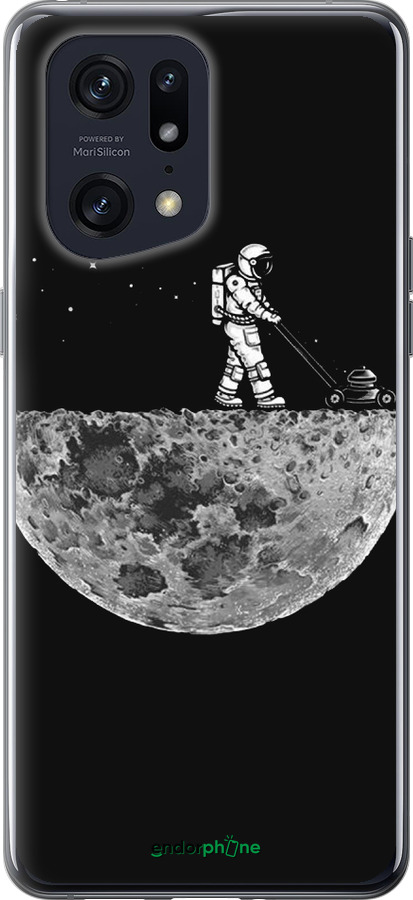 Силиконовый чехол Moon in dark для Oppo Find X5 Pro - 4176u-2603 изображение 