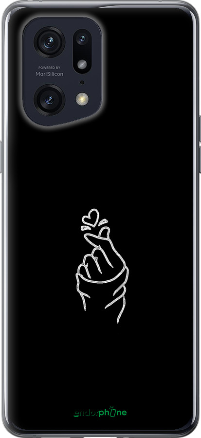 Силиконовый чехол Love You для Oppo Find X5 Pro - 4298u-2603 изображение 