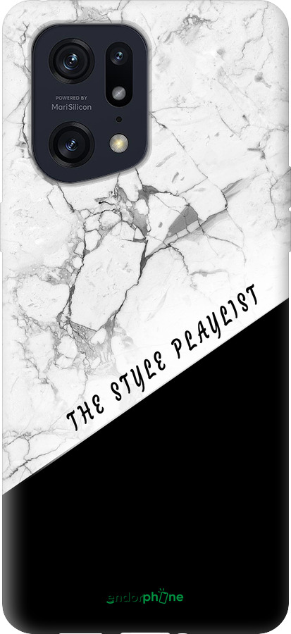Силіконовий чехол The style playlist для Oppo Find X5 Pro - 4308u-2603 изображение 