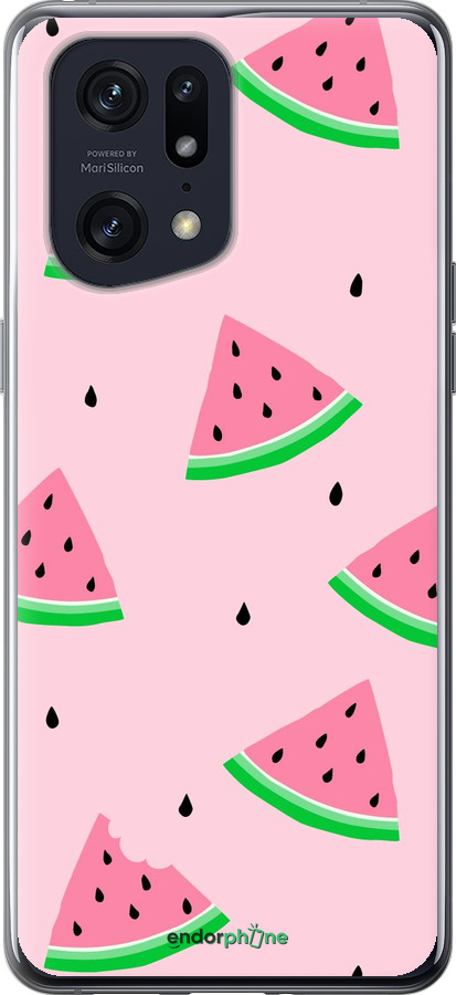 Силіконовий чехол Рожевий кавун для Oppo Find X5 Pro - 4314u-2603 изображение 