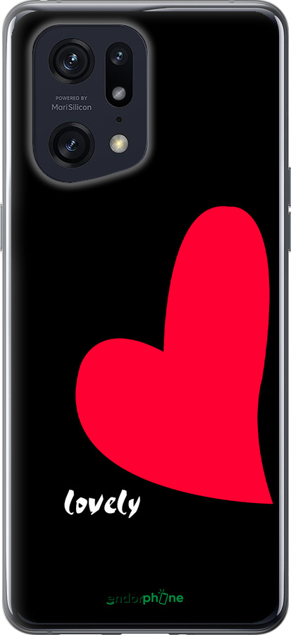 Силиконовый чехол Lovely для Oppo Find X5 Pro - 4580u-2603 изображение 