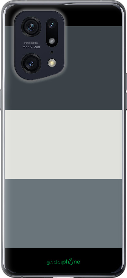 Силиконовый чехол Полосы для Oppo Find X5 Pro - 4588u-2603 изображение 