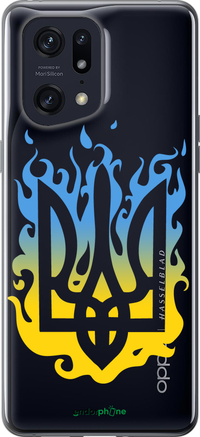 Силиконовый чехол Герб v1 для Oppo Find X5 Pro - 5258u-2603 изображение 