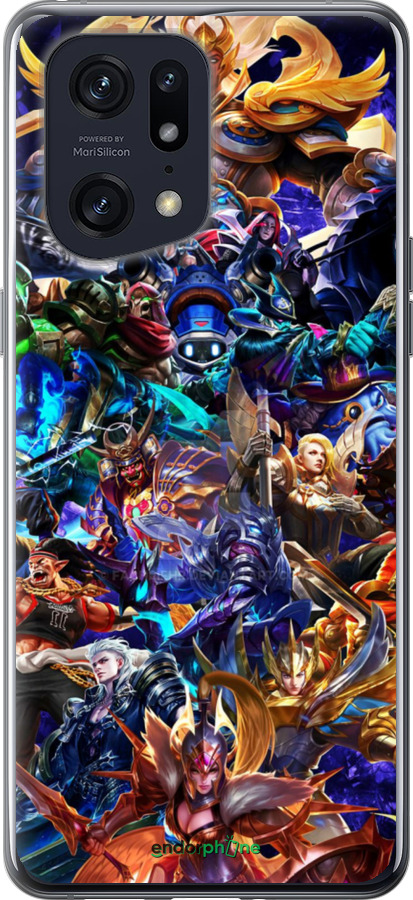 Силиконовый чехол № 5375 для Oppo Find X5 Pro - 5375u-2603 изображение 