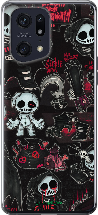 Силиконовый чехол № 5380 для Oppo Find X5 Pro - 5380u-2603 изображение 