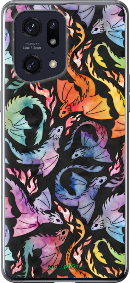 Силиконовый чехол № 5416 для Oppo Find X5 Pro - 5416u-2603 изображение 