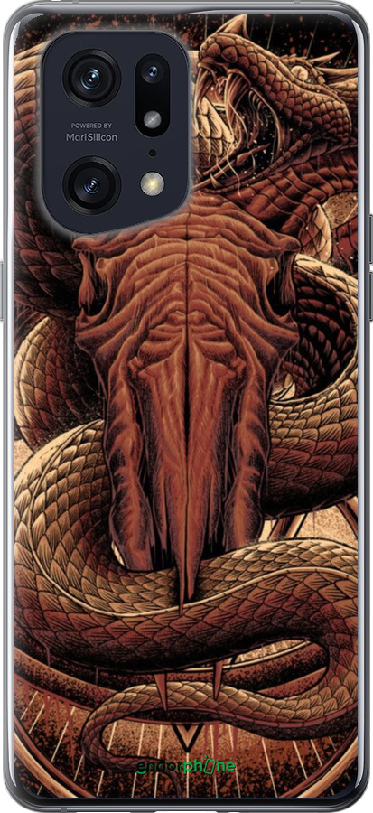 Силиконовый чехол № 5418 для Oppo Find X5 Pro - 5418u-2603 изображение 