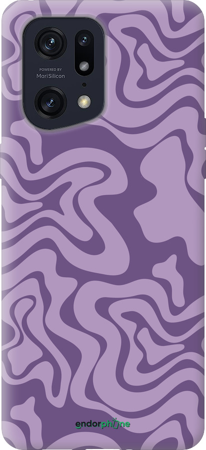 Силиконовый чехол Абстрактный узор v2 для Oppo Find X5 Pro - 5572u-2603 изображение 