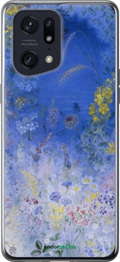 Силиконовый чехол Билокур для Oppo Find X5 Pro - 5908u-2603 изображение 