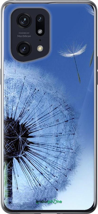 Силиконовый чехол Одуванчик для Oppo Find X5 Pro - 6005u-2603 изображение 