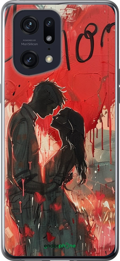 Силиконовый чехол Amore для Oppo Find X5 Pro - 6047u-2603 изображение 