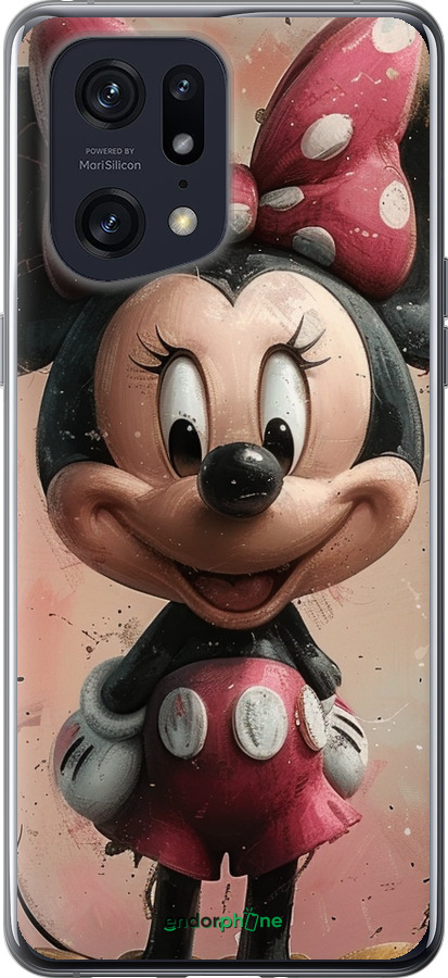 Силиконовый чехол Minnie Mouse для Oppo Find X5 Pro - 6054u-2603 изображение 