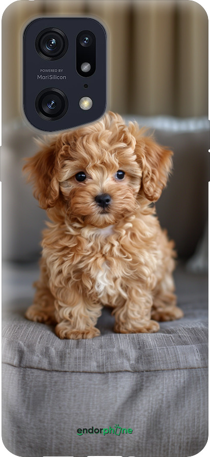 Силиконовый чехол Mini-maltipoo для Oppo Find X5 Pro - 6158u-2603 изображение 