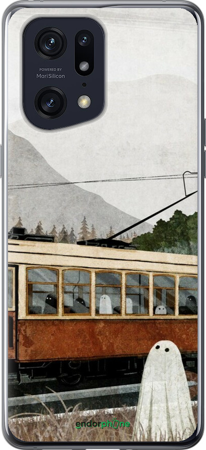 Силиконовый чехол Призрак 2 для Oppo Find X5 Pro - 6247u-2603 изображение 