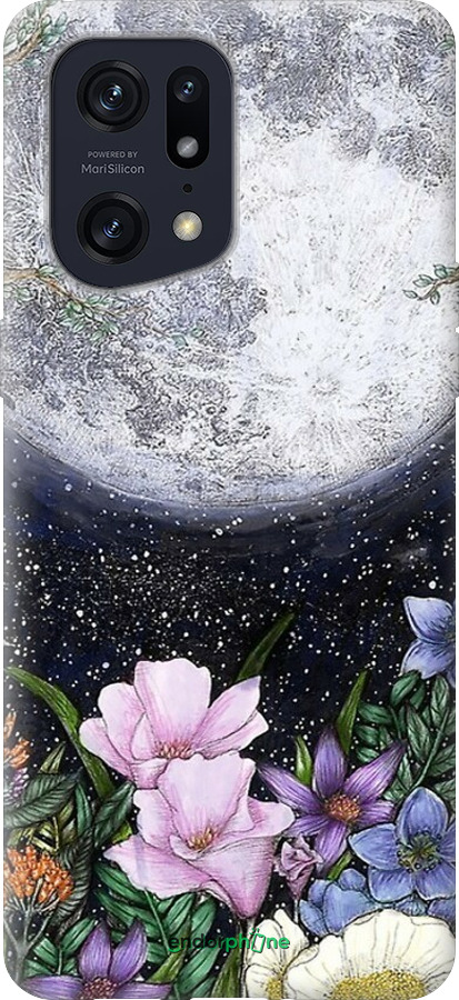 Силиконовый чехол Полночь в саду для Oppo Find X5 Pro - 6259u-2603 изображение 