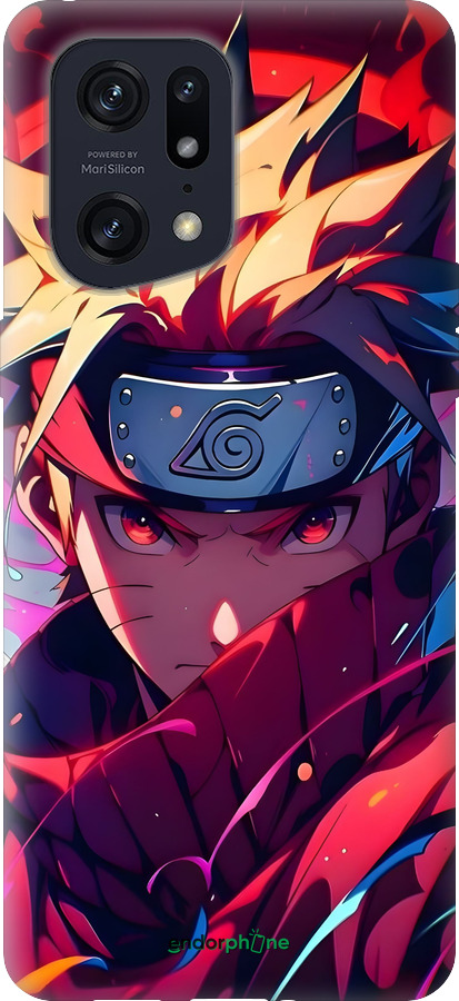 Силиконовый чехол Наруто для Oppo Find X5 Pro - 6274u-2603 изображение 