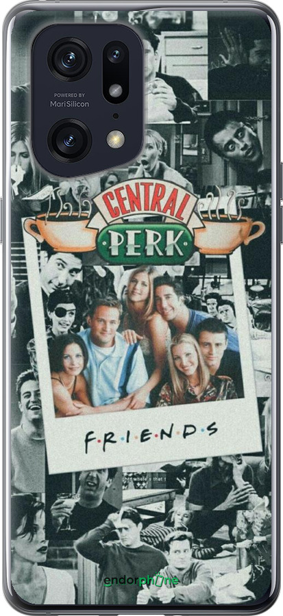 Силіконовий чехол Друзі для Oppo Find X5 Pro - 6276u-2603 изображение 