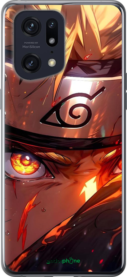 Силиконовый чехол Наруто для Oppo Find X5 Pro - 6277u-2603 изображение 