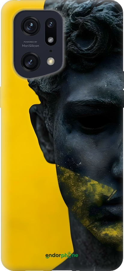 Силиконовый чехол Статуя арт для Oppo Find X5 Pro - 6330u-2603 изображение 