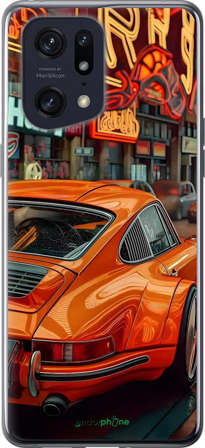 Силиконовый чехол Порше для Oppo Find X5 Pro - 6334u-2603 изображение 