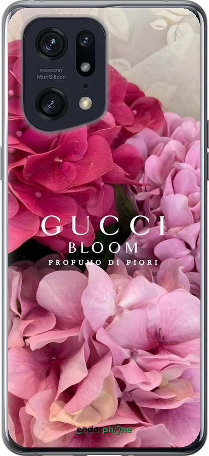 Силиконовый чехол Гучи для Oppo Find X5 Pro - 6341u-2603 изображение 