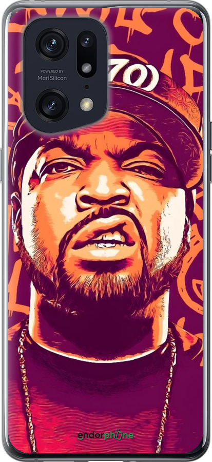 Силіконовий чехол Айс кюб для Oppo Find X5 Pro - 6367u-2603 изображение 