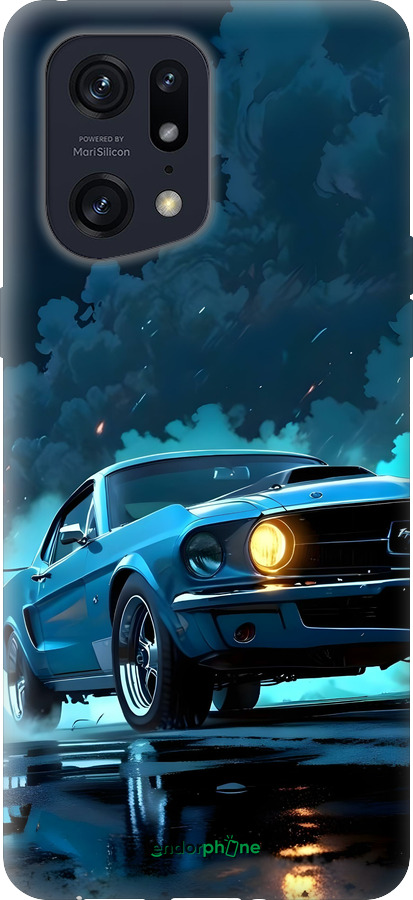 Силіконовий чехол Форд мустанг для Oppo Find X5 Pro - 6374u-2603 изображение 