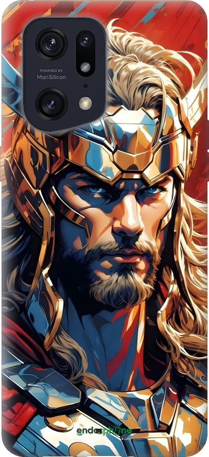 Силиконовый чехол Тор для Oppo Find X5 Pro - 6384u-2603 изображение 