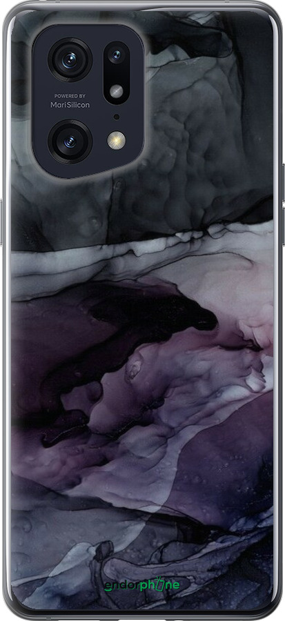 Силиконовый чехол Абстракция искусство для Oppo Find X5 Pro - 6434u-2603 изображение 