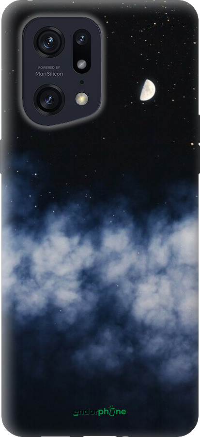 Силиконовый чехол Ночное небо для Oppo Find X5 Pro - 6450u-2603 изображение 