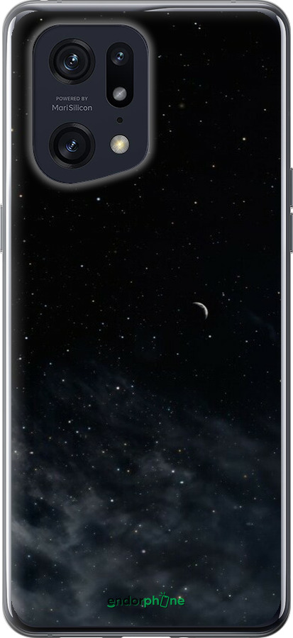 Силиконовый чехол Ночное небо для Oppo Find X5 Pro - 6451u-2603 изображение 
