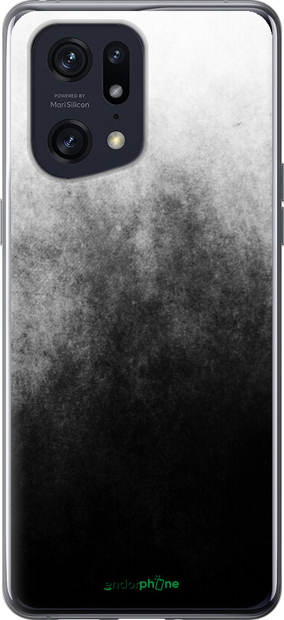 Силиконовый чехол Абстрактная композиция в серых тонах для Oppo Find X5 Pro - 6477u-2603 изображение 