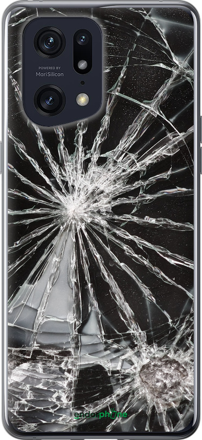 Силиконовый чехол Glass для Oppo Find X5 Pro - 6608u-2603 изображение 